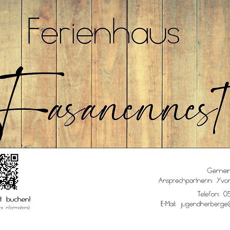 Ferienhaus Fasanennest Uelsen Exterior photo